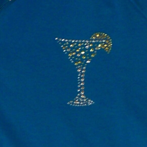 Basic Editions, Zip Up Blue Hoodie, 2X - Picture 4 of 6